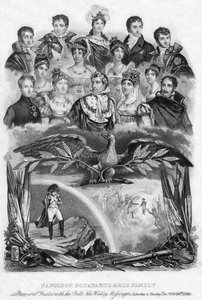 Napoleon Bonaparte and his family by Unbekannt