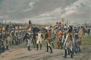 Napoleon Decorating The Russian Grenadier at Tilsitt by Unbekannt
