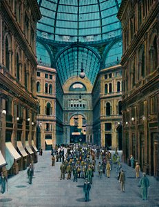 Interior of Galleria Umberto I