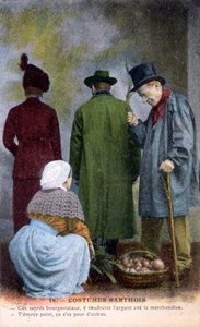 Native Costume of Sarthe, c1900 by Unbekannt