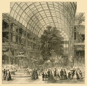 Nave of the Great Exhibition of 1851 by Unbekannt