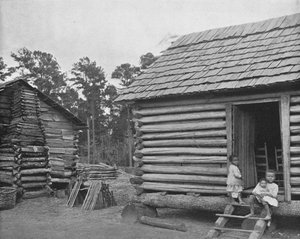Negro Log Huts, Thomasville, Georgia, USA