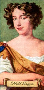Nell Gwyn, Taken from a Series of Cigarette Cards