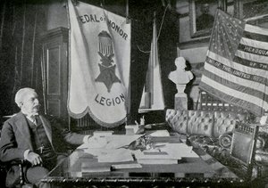 Nelson A. Miles, US Army General, at His Headquarters, 1898 by Unbekannt