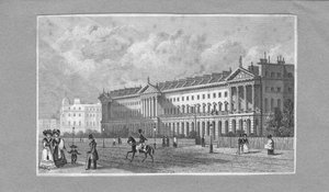 Neoclassical building, 19th century by Unbekannt