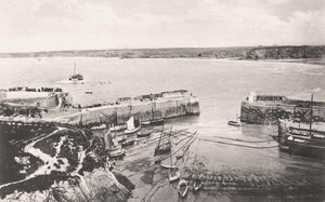 Newquay harbour, Newquay, Cornwall, 1908 by Unbekannt