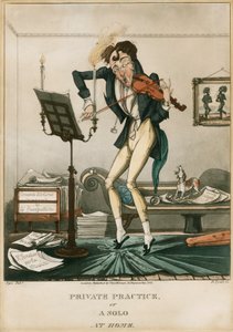 Niccolo Paganini - Caricature