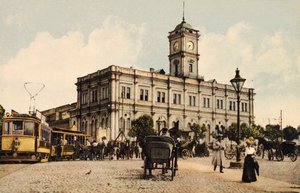 Nicholas Railway Station, Kalanchyovskaya Square, Moscow, Russia