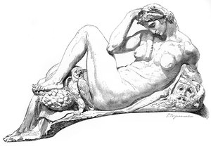 Night from the Tomb of Julian de Medici, San Lorenzo Basilica, Florence, Italy