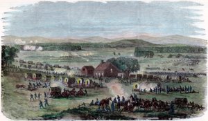 Night of the Battle Cedar Mountain, Culpeper County, Virginia, American Civil War by Unbekannt