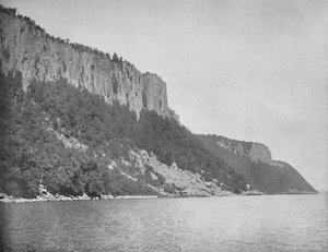 Northern End of Palisades, Hudson River, c1897 by Unbekannt