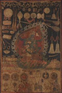 Offerings to the Goddess Palden Lhamo, late 16th century