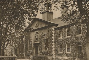 Old Almshouses in the Kingsland Road Turned Into a Furniture Museum, c1935