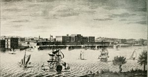 Old Fort William, from the River, 1754, 1925 by Unbekannt
