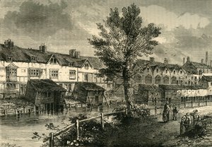 Old Houses in London Street, Dockhead, about 1810