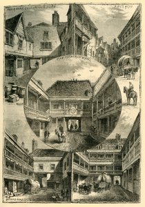 Old Inns in Southwark, c1878 by Unbekannt