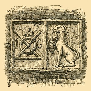 Old Sign of the Dog and Duck, 1878