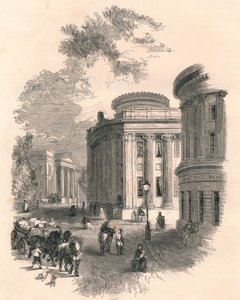 Old Town Hall and Commercial Buildings, Leeds, 19th Century
