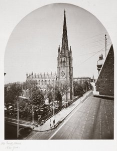 Old Trinity Church, New York City, New York, USA, c 1865