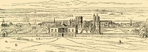 Old View of Greenwich Palace. After Hollar by Unbekannt