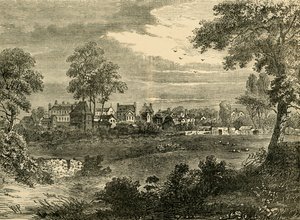 Old View of Kensington, about 1750, c1876