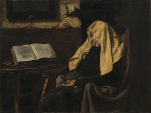 Old Woman Asleep