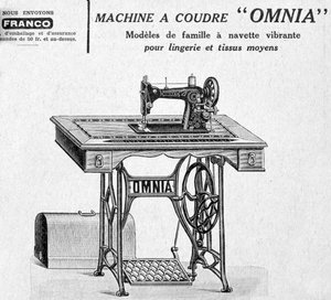 Omnia Sewing Machines Advertisement