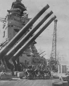 On Board H.M.S. Nelson, members of the South African division of the RNVR, 1941