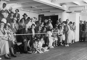 On board the RMS Atlantis, c. 1929-1939