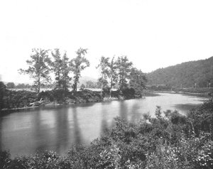 On the Conemaugh, near New Florence, Pennsylvania, USA by Unbekannt