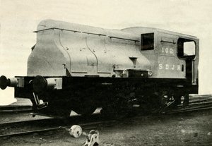 One of the Two Sentinel Shunting Engines Which Shunt the Colliery Sidings at Radstock by Unbekannt