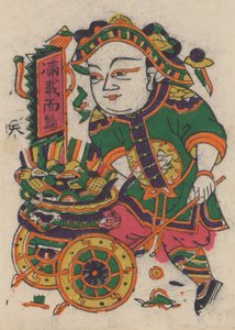 One hundred thirty-five woodblock prints including New Year