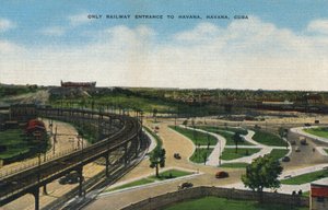 Only Railway Entrance to Havana, Havana, Cuba by Unbekannt
