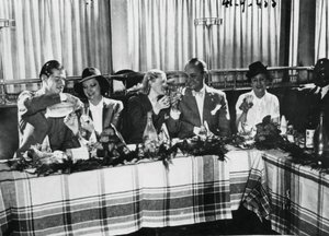 Opening of a restaurant by popular French singers, Paris