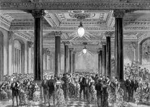Opening soiree of the new offices of the Daily Telegraph, Fleet Street, London
