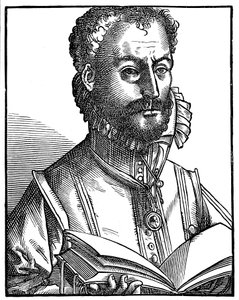 Orlandus Lassus, Flemish Renaissance composer and musician, 16th century by Unbekannt