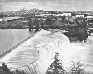 Ottawa, Canada, from Rideau Falls, c1900