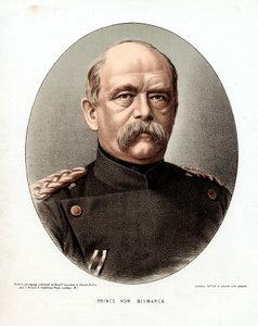 Otto von Bismarck, German Statesman, c1880 by Unbekannt