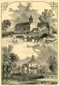 Paddington Church: 1750 and 1805, c1876 by Unbekannt