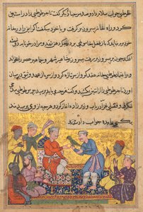 Page from Tales of a Parrot Tuti-nama: Tenth Night: The Magic Parrot of the Merchants
