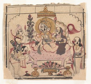Page from a Dispersed Ramayana: Story of Rama by Unbekannt