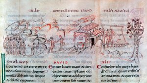 Page from a Psalter