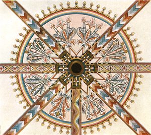 Painted decoration in the Cathedral, Limburg an der Lahn, Germany by Unbekannt