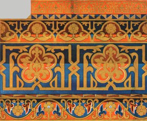 Painted Wooden Ceiling in the Cathedral at Messina, Sicily, Italy