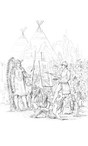 Painting a Portrait of a Native American