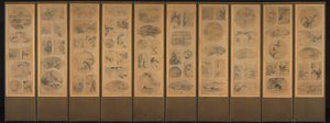 Painting of One Hundred Themes, Late 1800s by Unbekannt