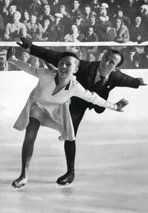 Pairs Figure Skating, Winter Olympic Games, Garmisch-Partenkirchen, Germany by Unbekannt