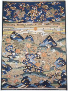 Panel Furnishing Fabric, China, Late-Ming Dynasty Qing Dynasty