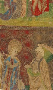 Panel with the Virgin and Gabriel Annunciate