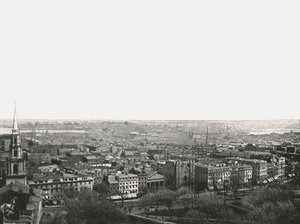 Panorama of the City of Boston, USA